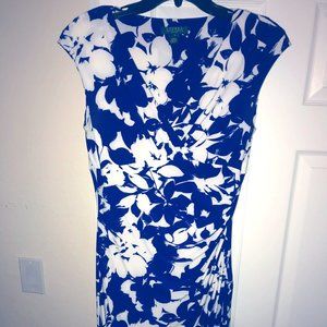 Navy Blue Floral Ralph Lauren dress